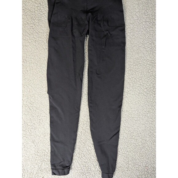 Assets By Spanx Women's XL Black Stretchy Smoothing Shape Wear Leggings - Picture 3 of 9